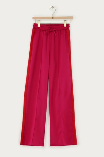 Pantalon large avec bande rouge | - My jewellery - Modalova