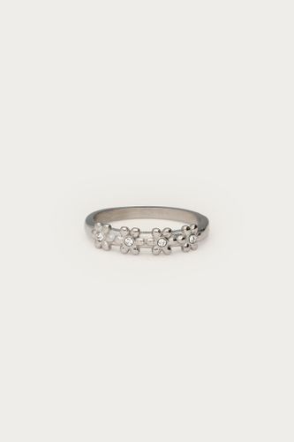 Bague avec fleurs et pierres | - My jewellery - Modalova