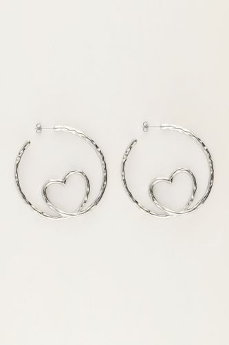 Créoles avec cœur torsadé | - My jewellery - Modalova