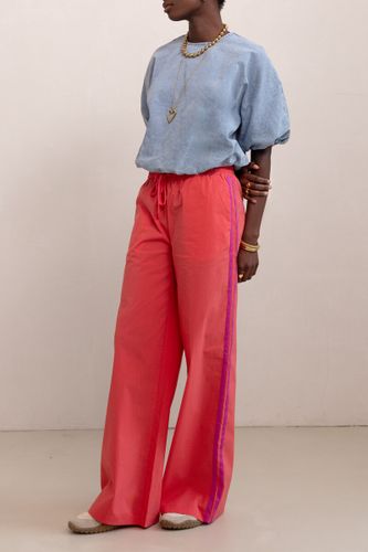 Pantalon large à bandes latérales | - My jewellery - Modalova