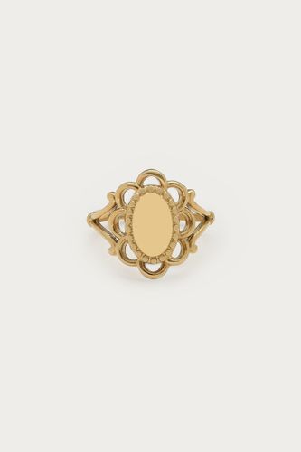 Chevalière Vintage avec fleur | - My jewellery - Modalova