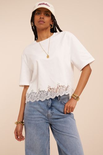 T-shirt oversize avec détails en dentelle | - My jewellery - Modalova