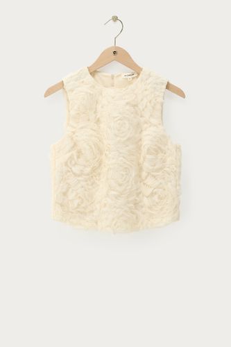 Top avec roses en relief | - My jewellery - Modalova
