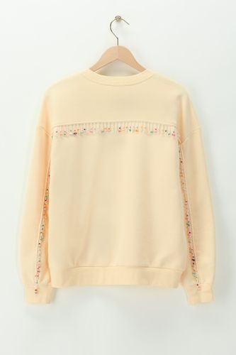 Sweat avec franges de perles fantaisie multicolores | - My jewellery - Modalova