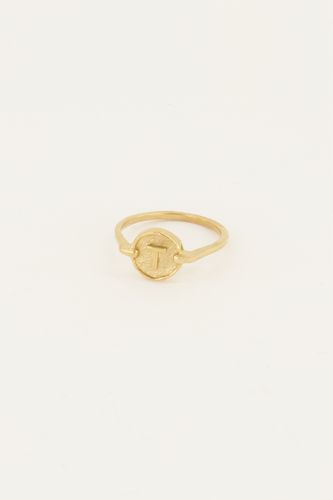 Bague avec initiale encerclée | - My jewellery - Modalova