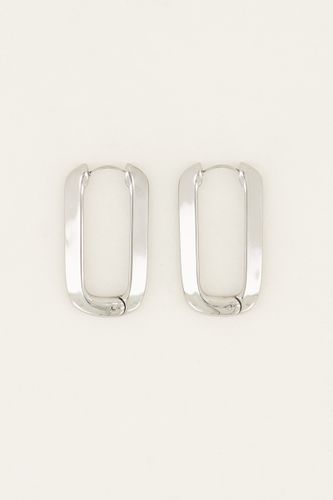 Créoles rectangulaires Shapes | - My jewellery - Modalova