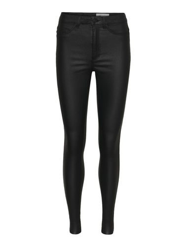 Nmcallie Taille Haute Enduit Pantalon - Noisy May - Modalova