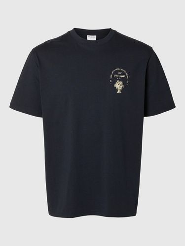 Imprimé En Coton T-shirt - Selected - Modalova