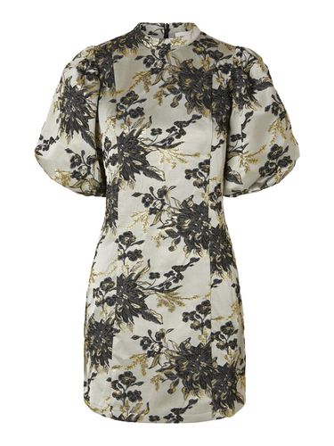 Jacquard Floral Mini-robe - Selected - Modalova