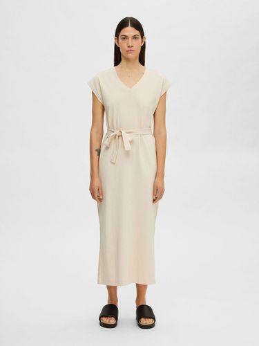 Cap Sleeve Robe Mi-longue - Selected - Modalova