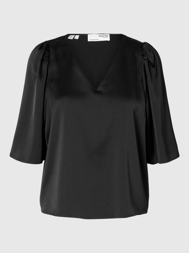 Satin Blouse Manches 2/4 - Selected - Modalova