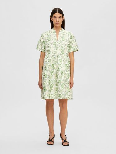 Jacquard Floral Mini-robe - Selected - Modalova