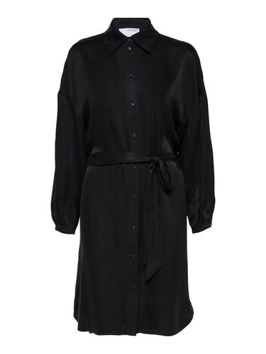 Long-sleeved Curve Robe-chemise - Selected - Modalova