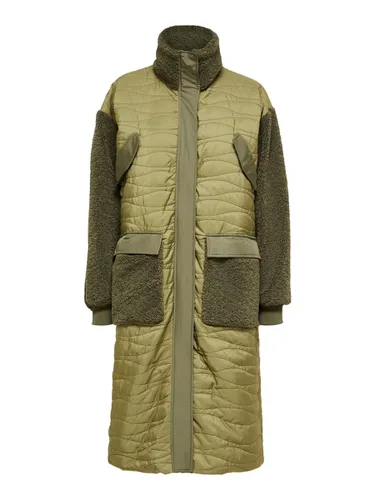 Quilted Long Manteau - Selected - Modalova