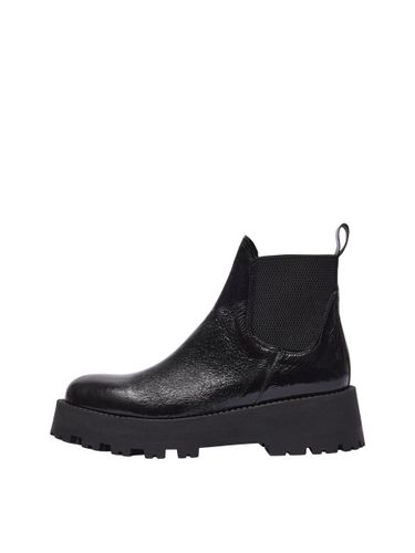 Cuir Verni Bottines Chelsea - Selected - Modalova