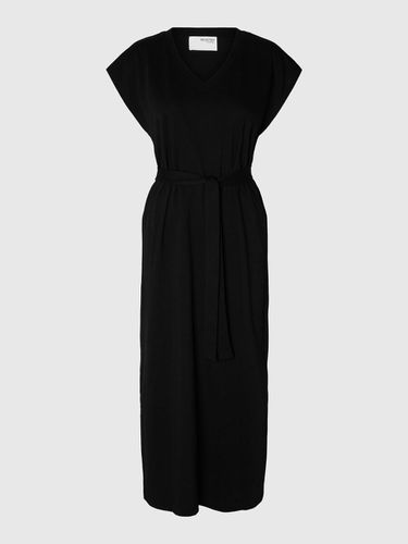 Cap Sleeve Robe Mi-longue - Selected - Modalova