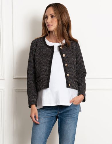 Stretch Tweed Maternity Jacket | - Seraphine - Modalova