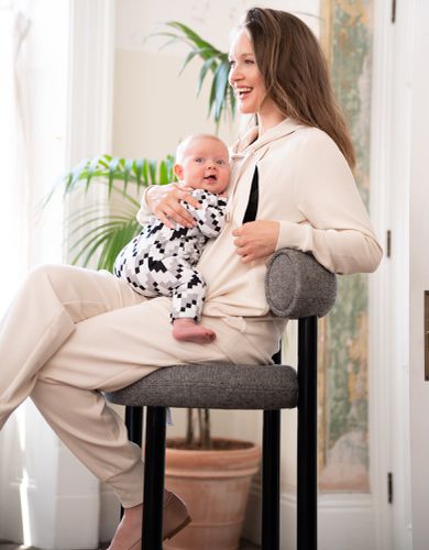 Modal Blend Maternity & Nursing Hoodie | - Seraphine - Modalova