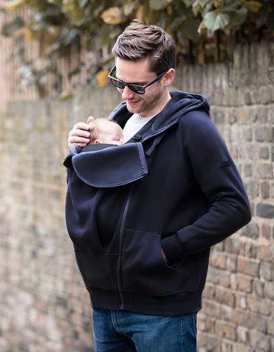 Blue Men's Babywearing Hoodie | - Seraphine - Modalova