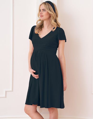 Short Flutter Sleeve Maternity-To-Nursing Dress | - Seraphine - Modalova