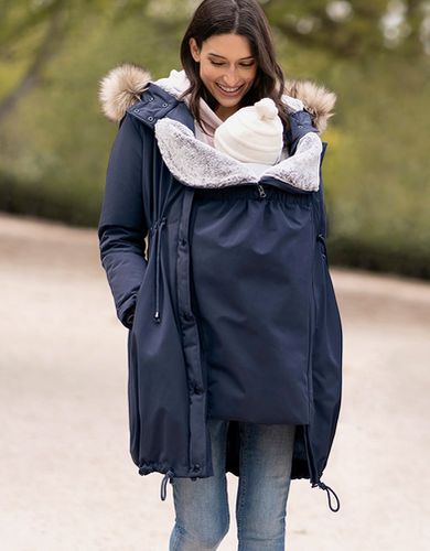 Blue 3 in 1 Winter Maternity Parka | - Seraphine - Modalova