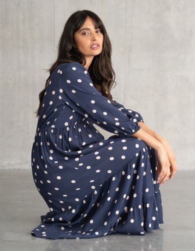 Polka Dot Tiered A-Line Maternity & Nursing Dress | - Seraphine - Modalova