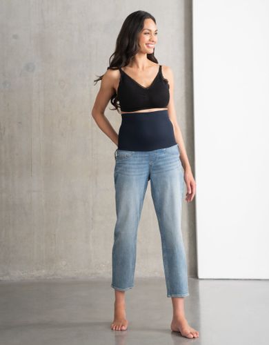 Organic Cotton Tapered Post Maternity Jeans | - Seraphine - Modalova