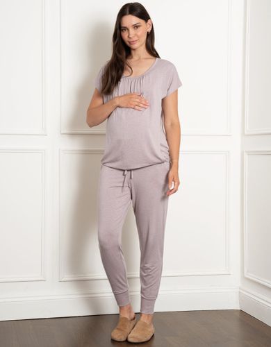 Ensemble 2 pièces loungewear de grossesse et d'allaitement manches courtes | - Seraphine - Modalova