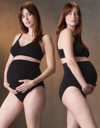 Twin Pack Bamboo Over Bump Maternity Briefs - | - Seraphine - Modalova