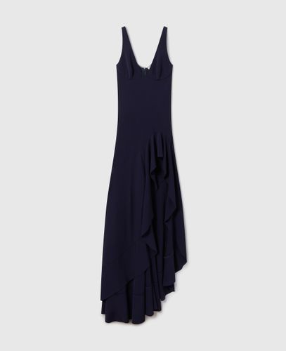 Robe de soiree fendue a volants, , Taille: 38 - Stella McCartney - Modalova