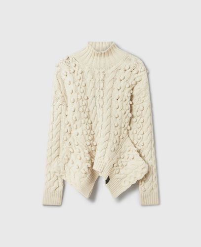 Pull a basque en maille torsadee, , , Taille: M - Stella McCartney - Modalova