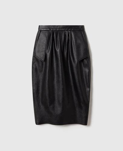 Jupe midi en cuir vegan, , Taille: 40 - Stella McCartney - Modalova