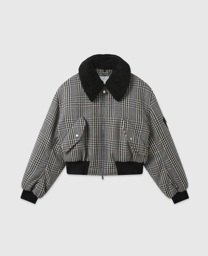 Veste bomber avec bordures en peluche, , Taille: 36 - Stella McCartney - Modalova