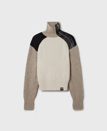 Pull en maille avec empiecements color block, , Taille: S - Stella McCartney - Modalova