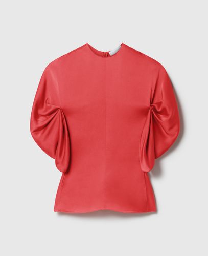 Haut a manches bouffantes en satin, , Taille: 40 - Stella McCartney - Modalova