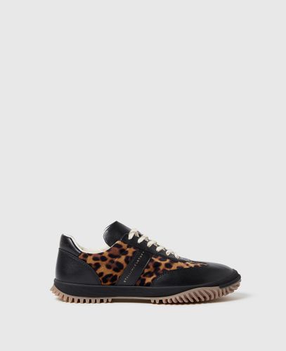 Baskets en velours leopard, , Taille: 36 - Stella McCartney - Modalova