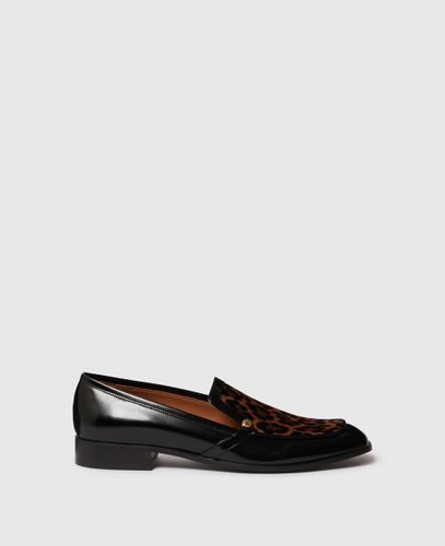 Mocassins brosses avec velours leopard, , Taille: 38 - Stella McCartney - Modalova