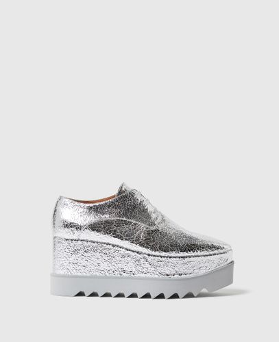 Chaussures a plateforme craquelees metallisees Elyse, , Taille: 41 - Stella McCartney - Modalova