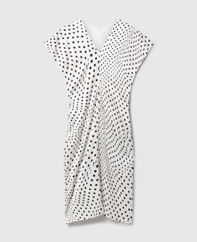 Robe midi a pois avec col en V, , Taille: 38 - Stella McCartney - Modalova