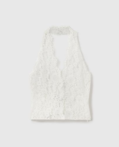 Halterneck Lace Top, , Taille: 38 - Stella McCartney - Modalova