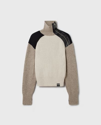 Pull en maille avec empiecements color block, , Taille: S - Stella McCartney - Modalova