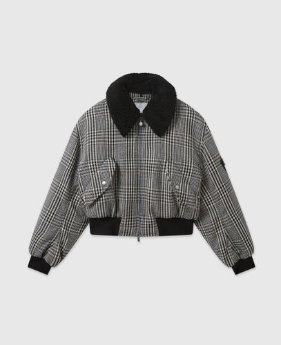 Veste bomber avec bordures en peluche, , Taille: 38 - Stella McCartney - Modalova