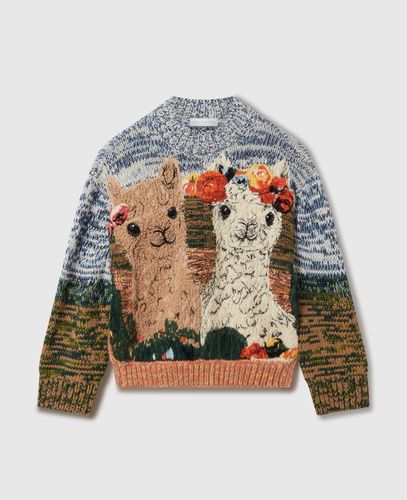 Pull en maille jacquard d alpaga, , Taille: S - Stella McCartney - Modalova