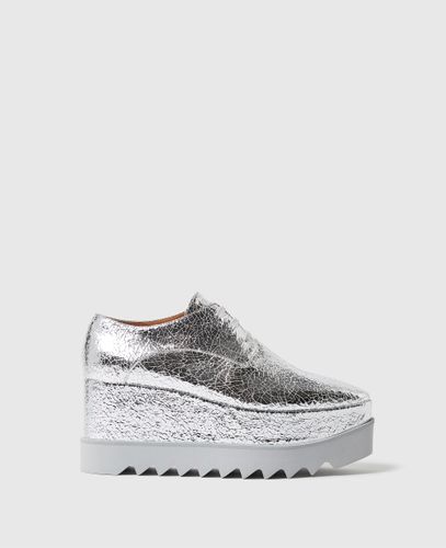 Chaussures a plateforme craquelees metallisees Elyse, , Taille: 41 - Stella McCartney - Modalova