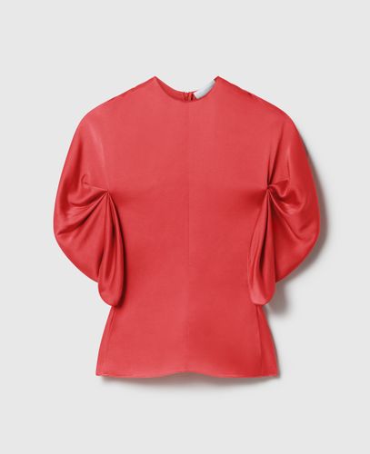 Haut a manches bouffantes en satin, , Taille: 40 - Stella McCartney - Modalova