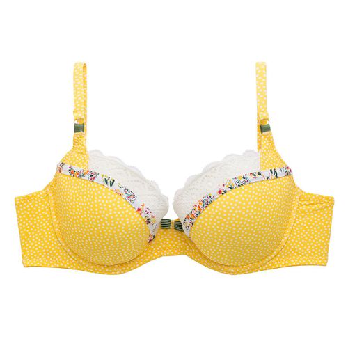 Soutien-gorge ampliforme coque moulée jaune Eole - Pomm'Poire - Modalova