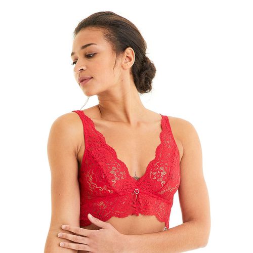 Soutien-gorge triangle sans armatures rouge Fahrenheit - Pomm'Poire - Modalova