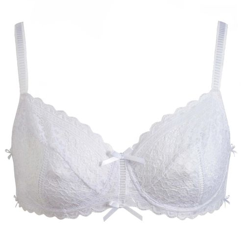 Soutien-gorge à armatures grand maintien blanc Elena - Pomm'Poire - Modalova