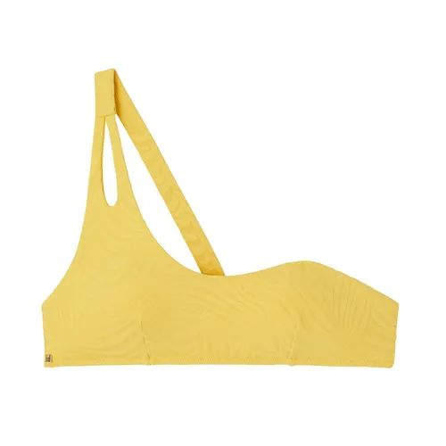 Haut de maillot de bain one shoulder jaune Mykonos - Pomm'Poire - Modalova