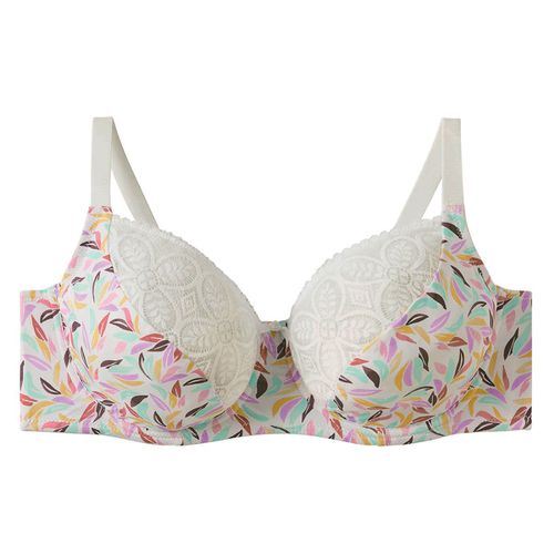 Soutien-gorge à armatures grand maintien multico blanc Entracte - Pomm'Poire - Modalova